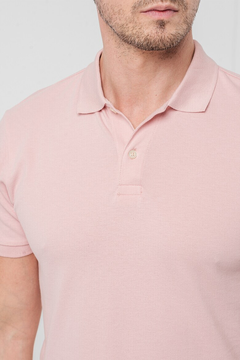 GAP Tricou polo din material pique - Pled.ro