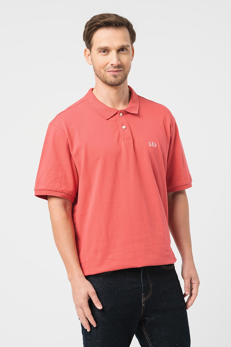 GAP Tricou polo realizat din material pique - Pled.ro