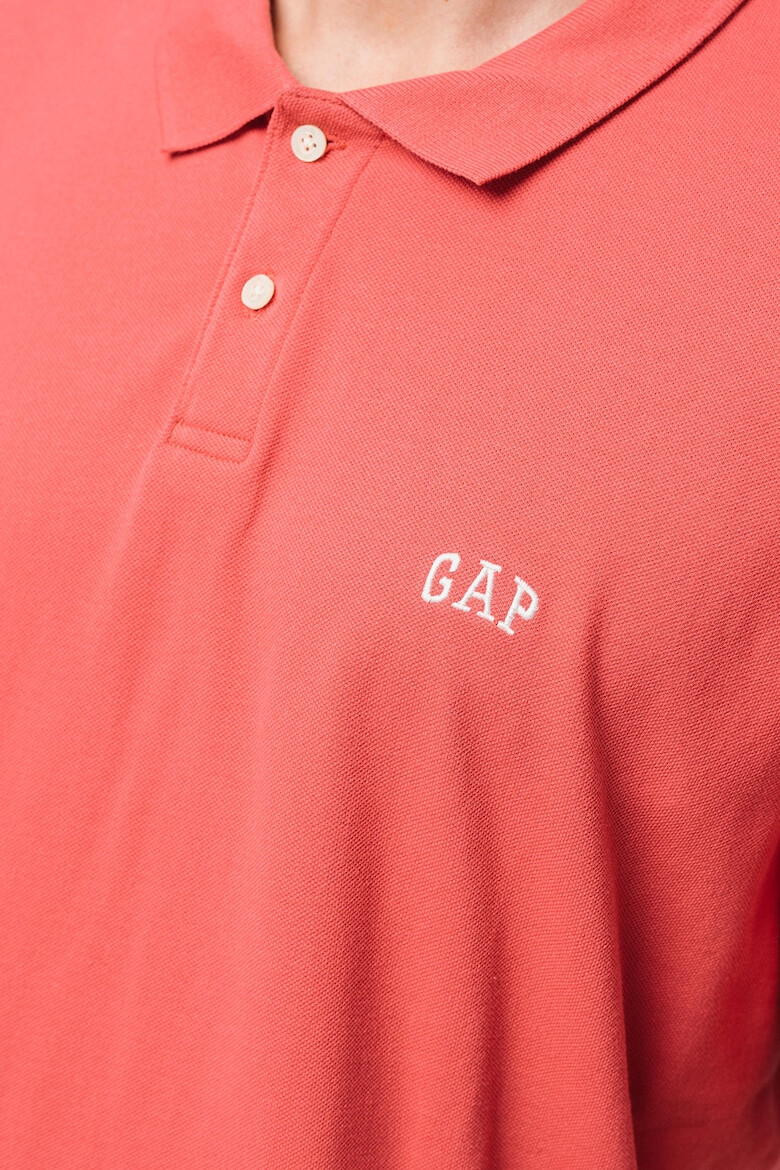 GAP Tricou polo realizat din material pique - Pled.ro