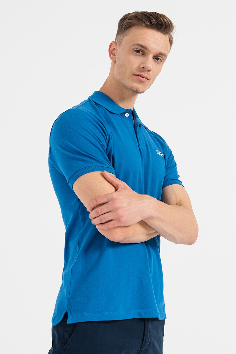 GAP Tricou polo realizat din material pique - Pled.ro