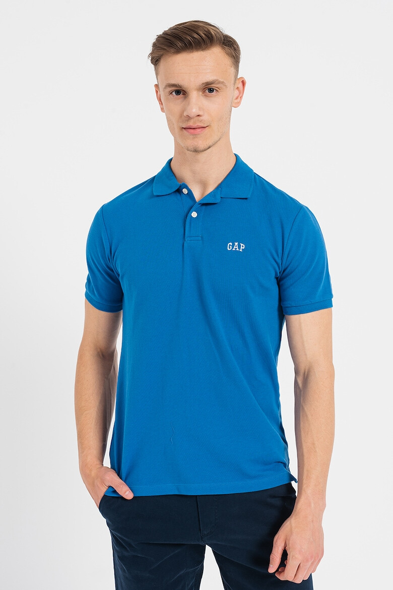 GAP Tricou polo realizat din material pique - Pled.ro