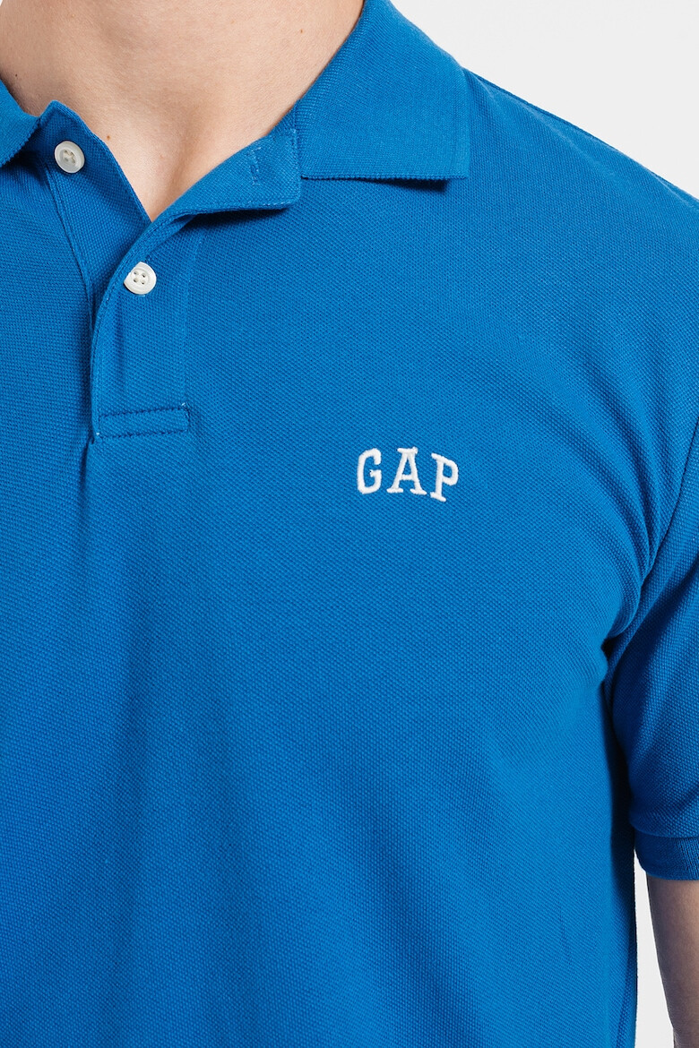 GAP Tricou polo realizat din material pique - Pled.ro