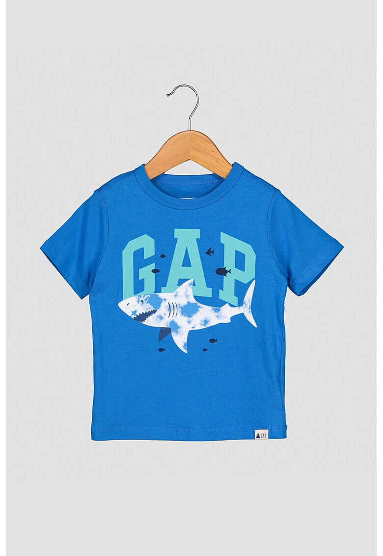 GAP Tricou regular fit cu model logo si grafic - Pled.ro