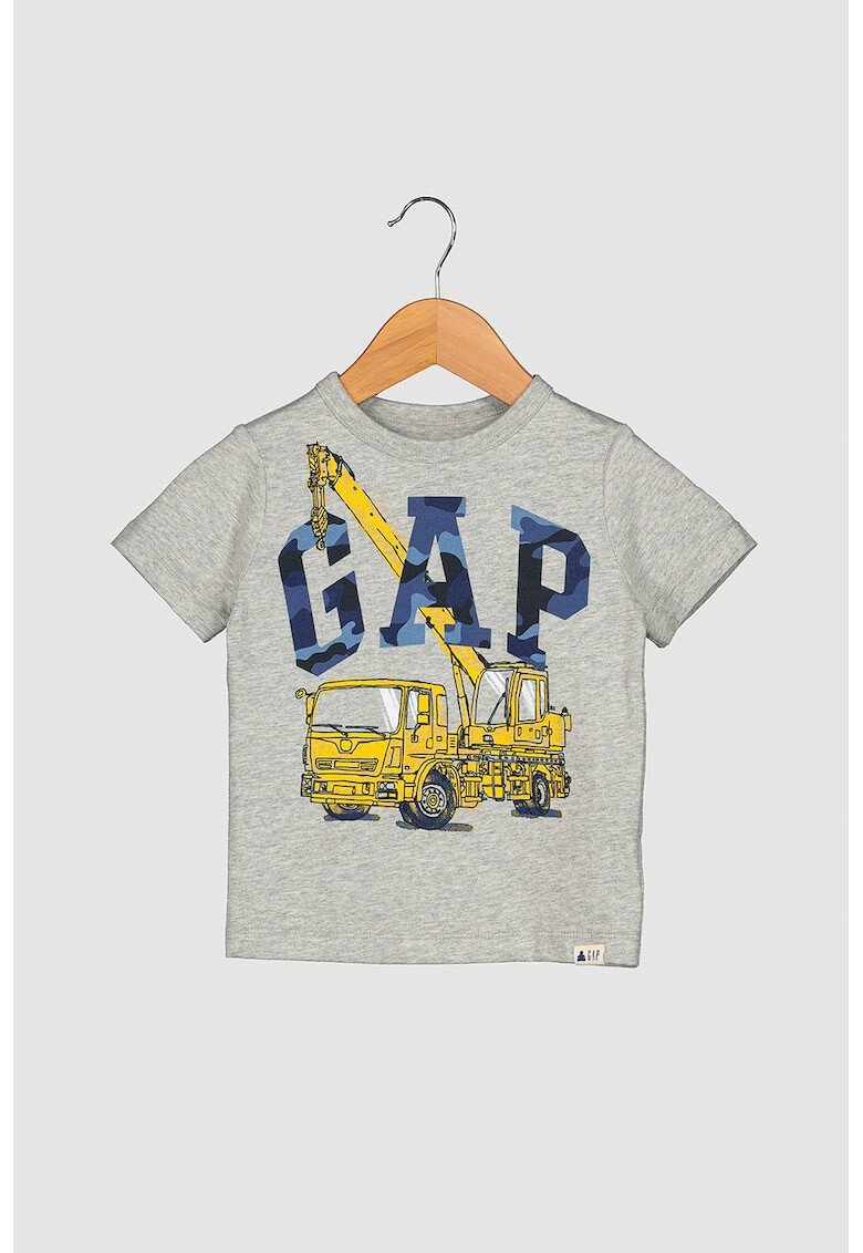 GAP Tricou regular fit cu model logo si grafic - Pled.ro