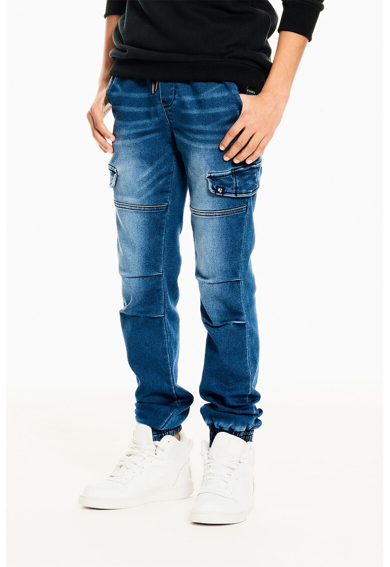 Garcia Pantaloni jogger cargo din denim - Pled.ro