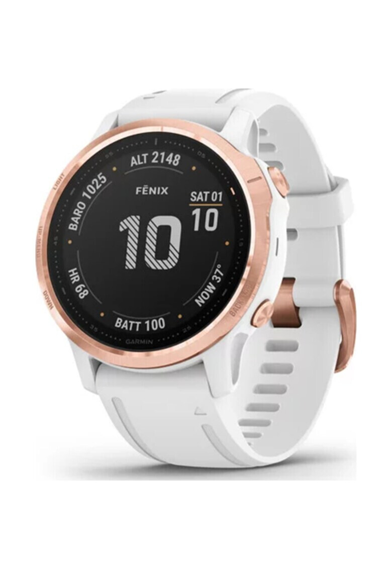 Garmin Ceas Smartwatch Fenix 6S Pro 42 mm Rose/Gold White - Pled.ro