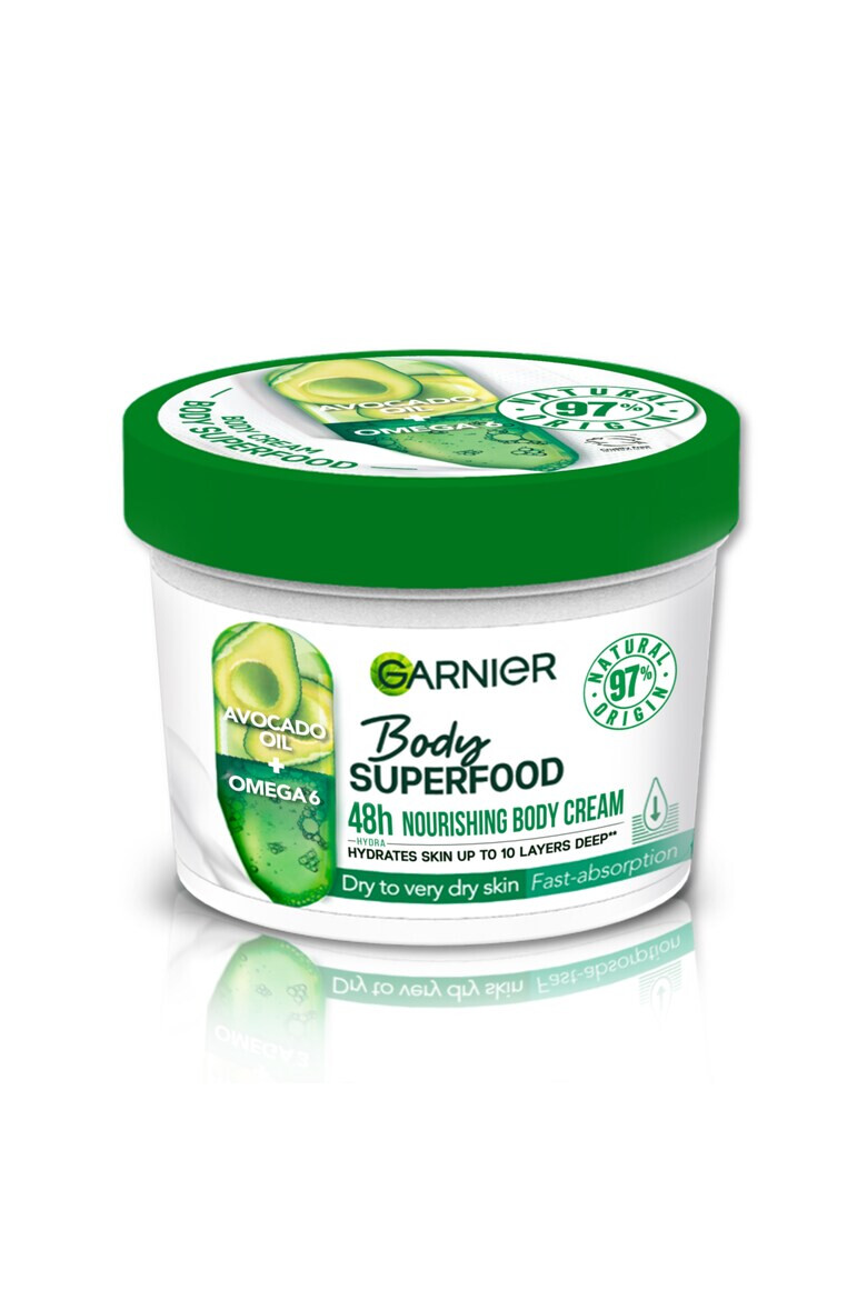 Garnier Crema de corp cu efect hranitor si absorbtie rapida Body Superfood Avocado 380 ml - Pled.ro