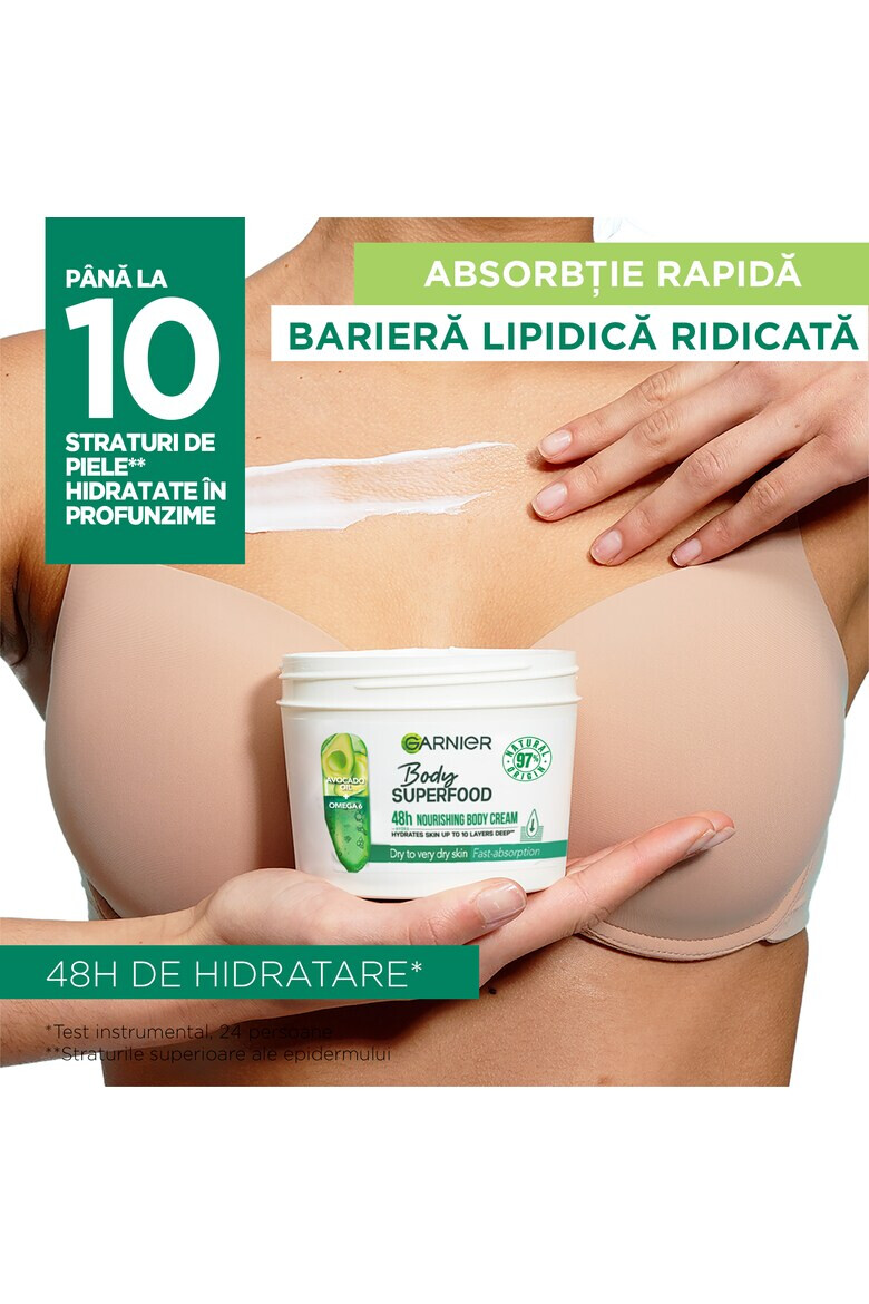 Garnier Crema de corp cu efect hranitor si absorbtie rapida Body Superfood Avocado 380 ml - Pled.ro