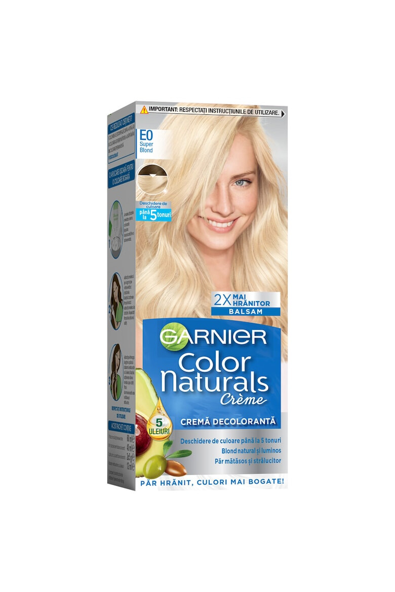 Garnier Crema decoloranta Color Naturals E0 Super Blond 112 ml - Pled.ro