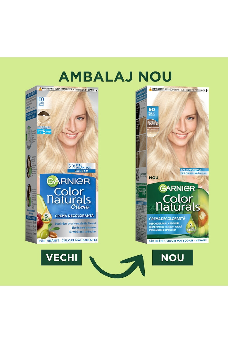 Garnier Crema decoloranta Color Naturals E0 Super Blond 112 ml - Pled.ro