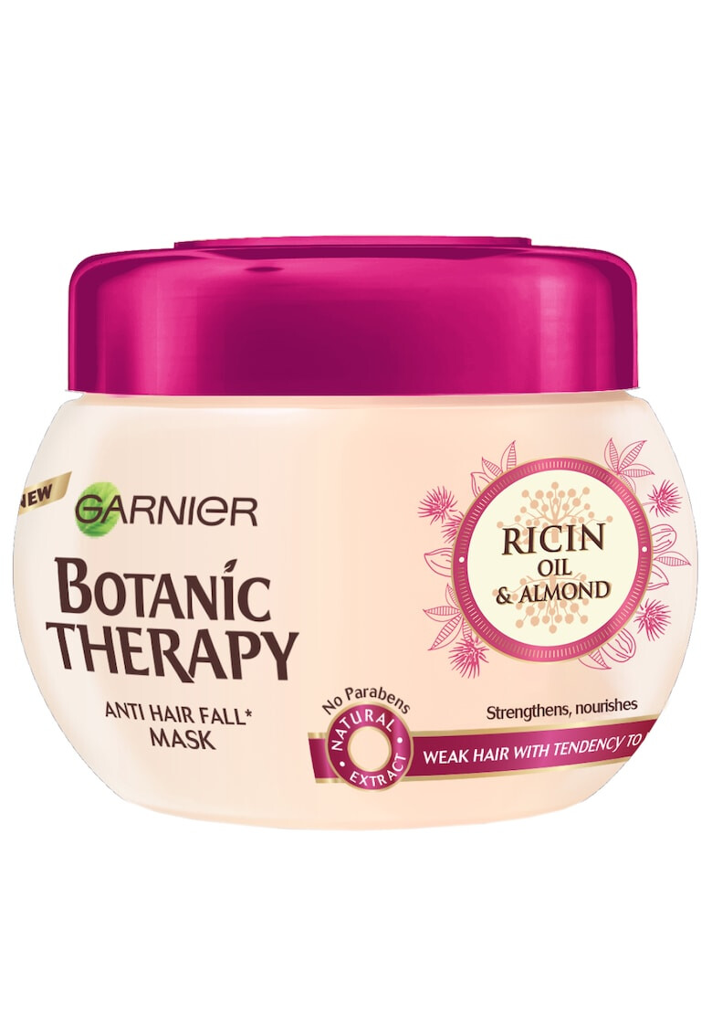 Garnier Masca de par Botanic Therapy Ricin Oil & Almond pentru par cu tendinta de cadere 300 ml - Pled.ro