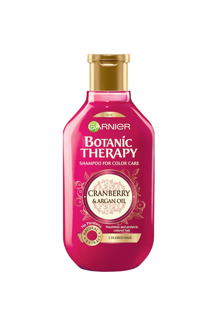 Garnier Sampon Botanic Therapy Cranberry & Argan Oil pentru par vopsit - Pled.ro