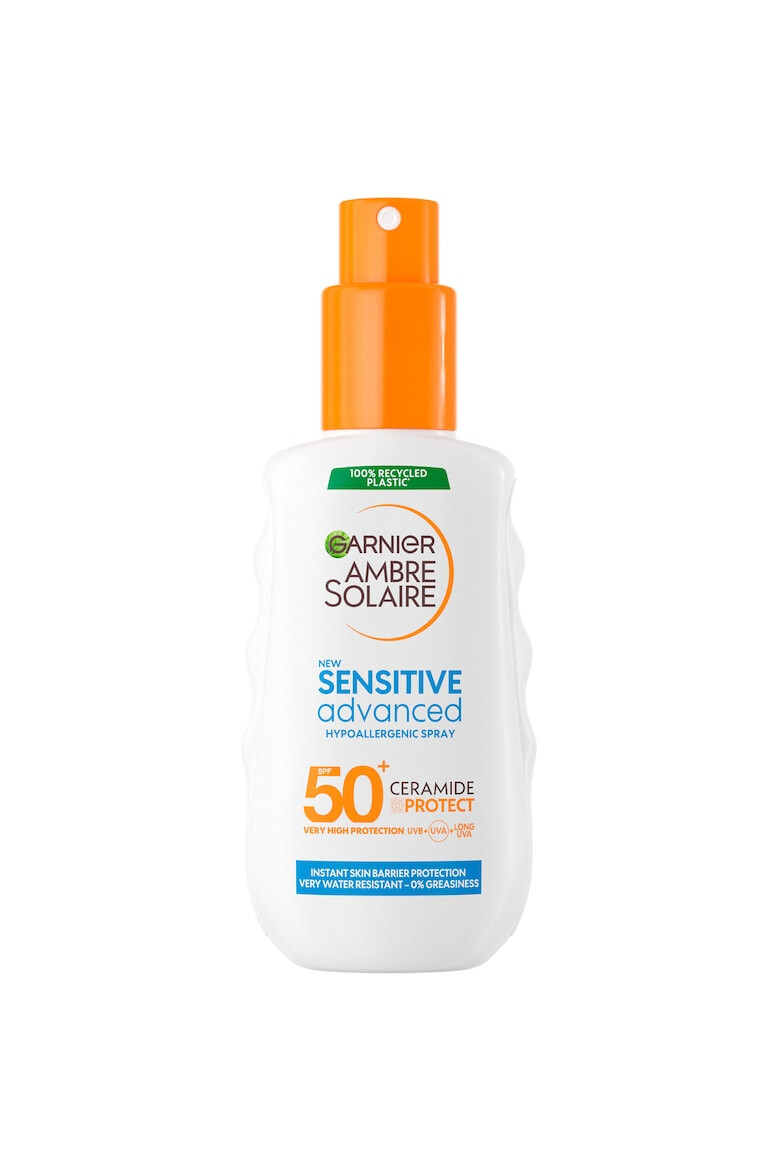 Garnier Spray de corp pentru adulti Ambre Solaire Sensitive Advanced SPF 50+ 150 ml - Pled.ro