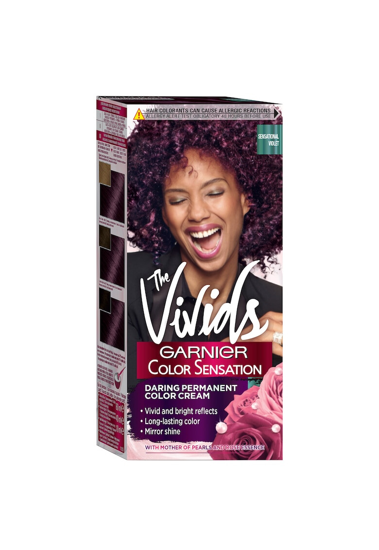 Garnier Vopsea de par permanenta cu amoniac Color Sensation The Vivids cu pigmenti intensi 110 ml - Pled.ro