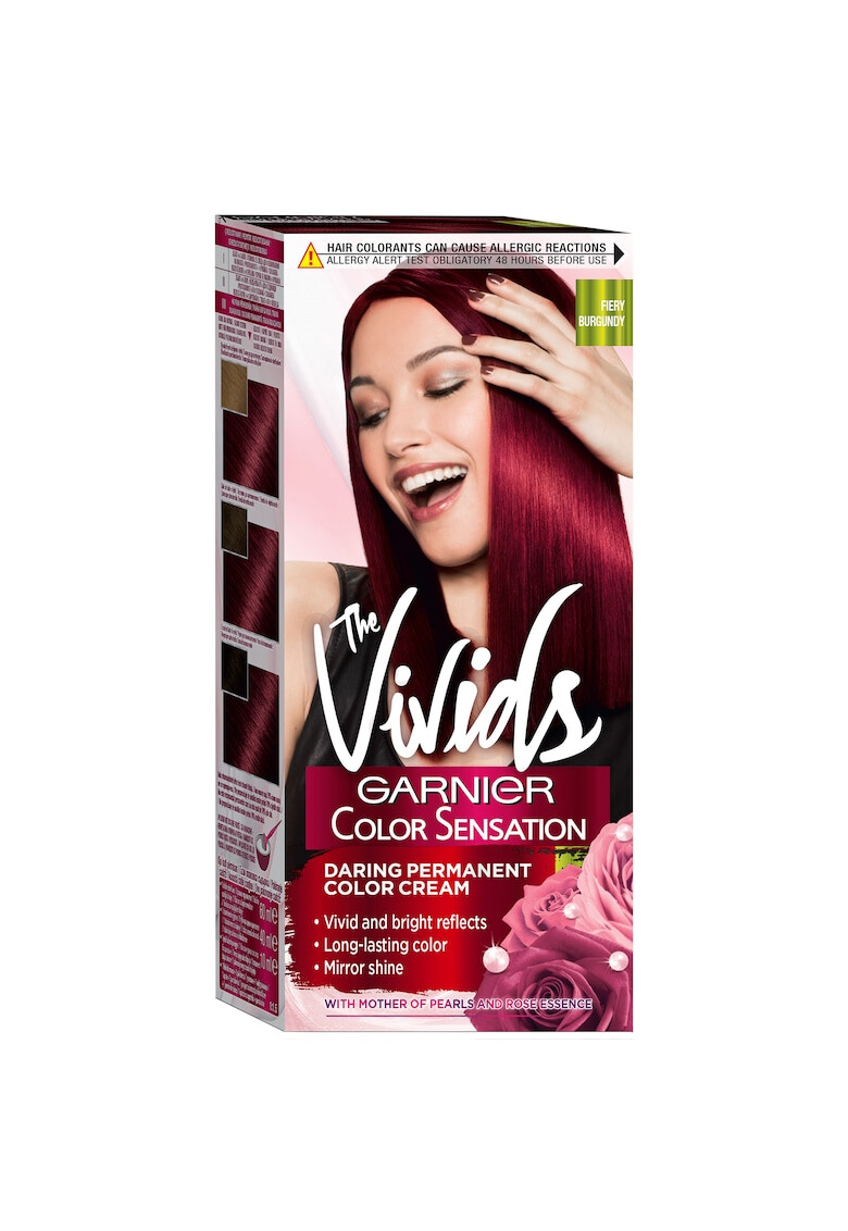 Garnier Vopsea de par permanenta cu amoniac Color Sensation The Vivids cu pigmenti intensi 110 ml - Pled.ro