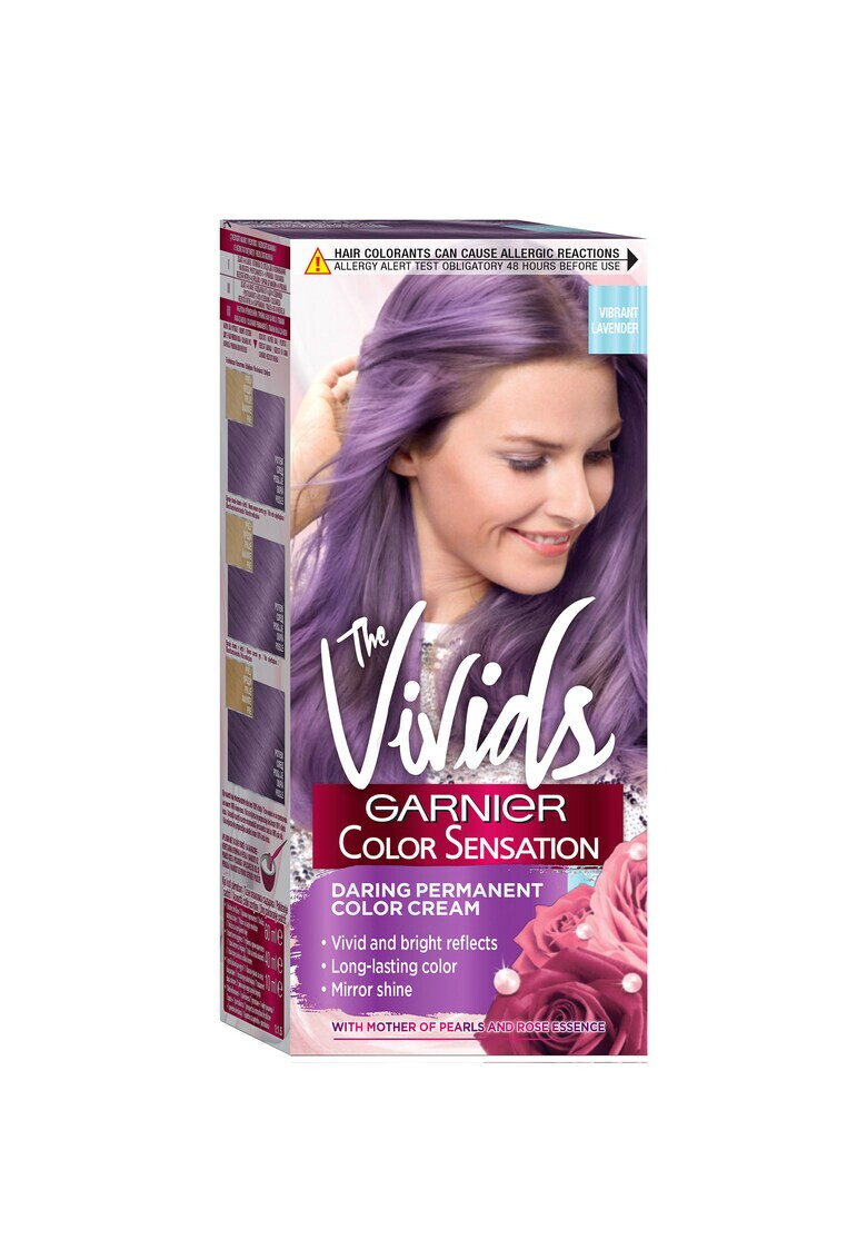 Garnier Vopsea de par permanenta cu amoniac Color Sensation The Vivids cu pigmenti intensi 110 ml - Pled.ro