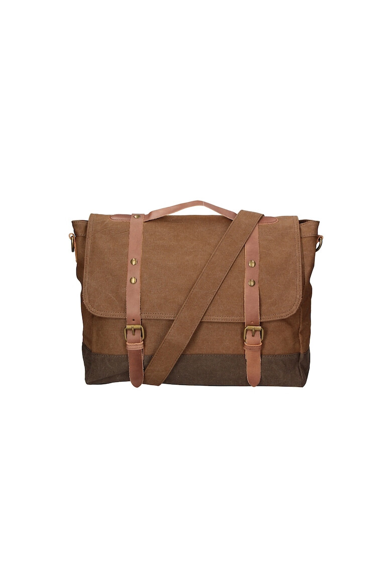 Gave Lux Geanta messenger unisex cu garnituri de piele - Pled.ro