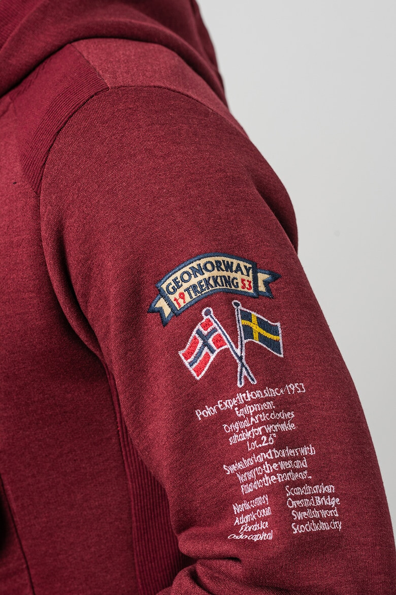 Geo Norway Hanorac cu logo brodat Gymclass - Pled.ro