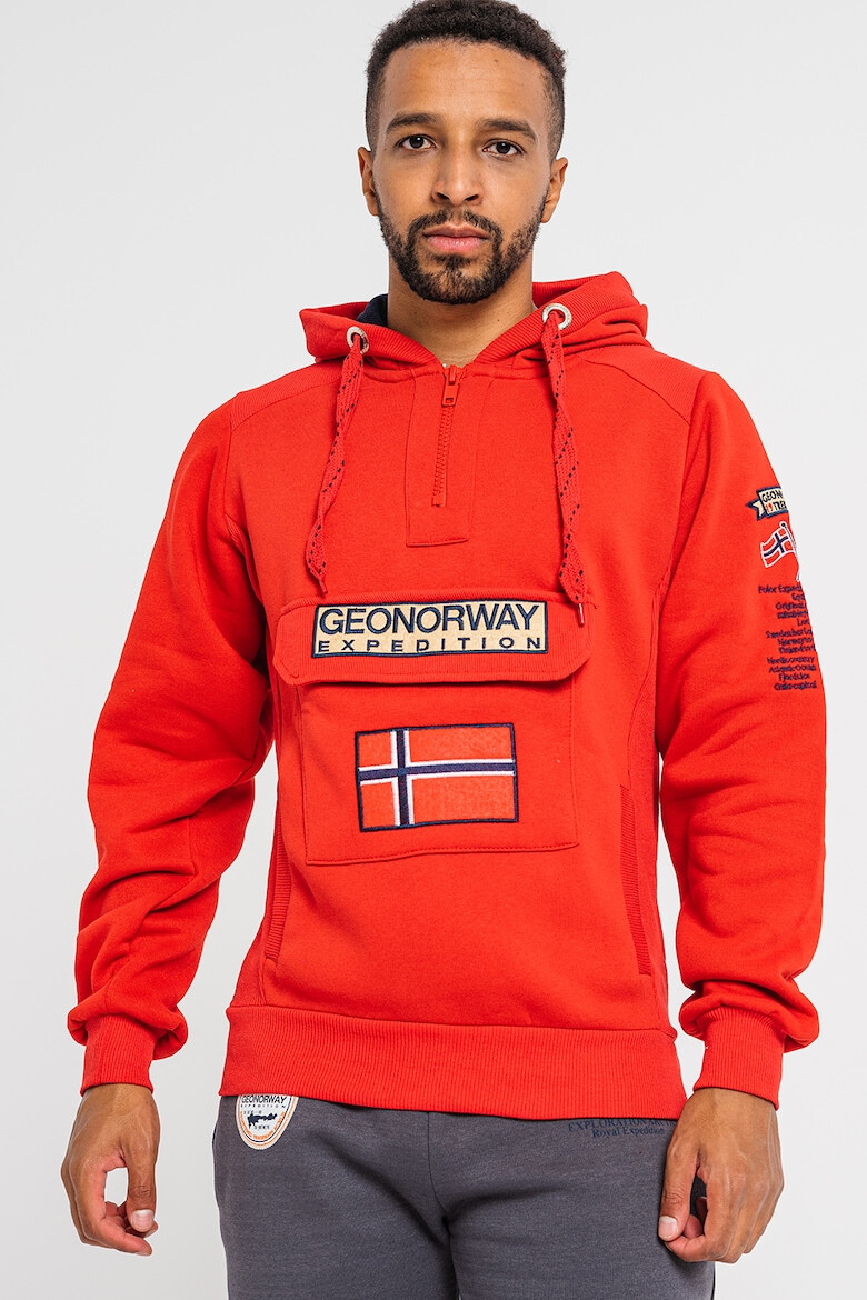 Geo Norway Hanorac cu logo Gym Class - Pled.ro