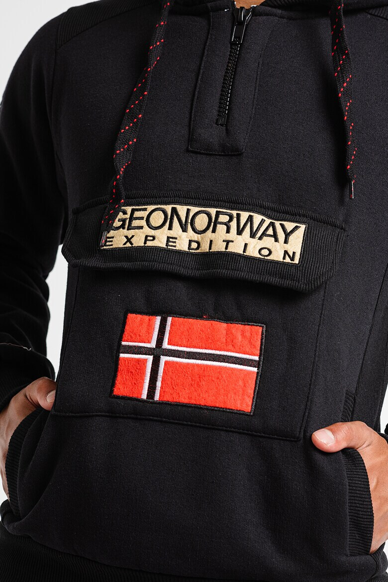 Geo Norway Hanorac cu logo Gym Class - Pled.ro