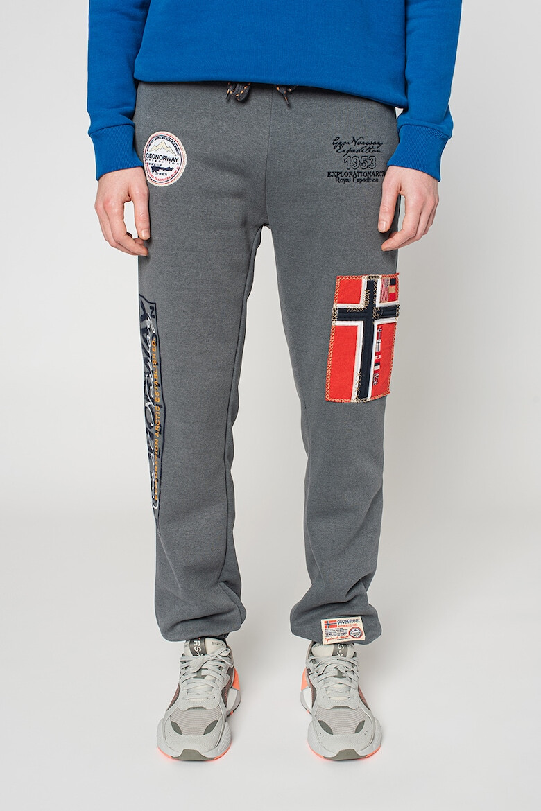 Geo Norway Pantaloni sport cu aplicatii logo Myer - Pled.ro