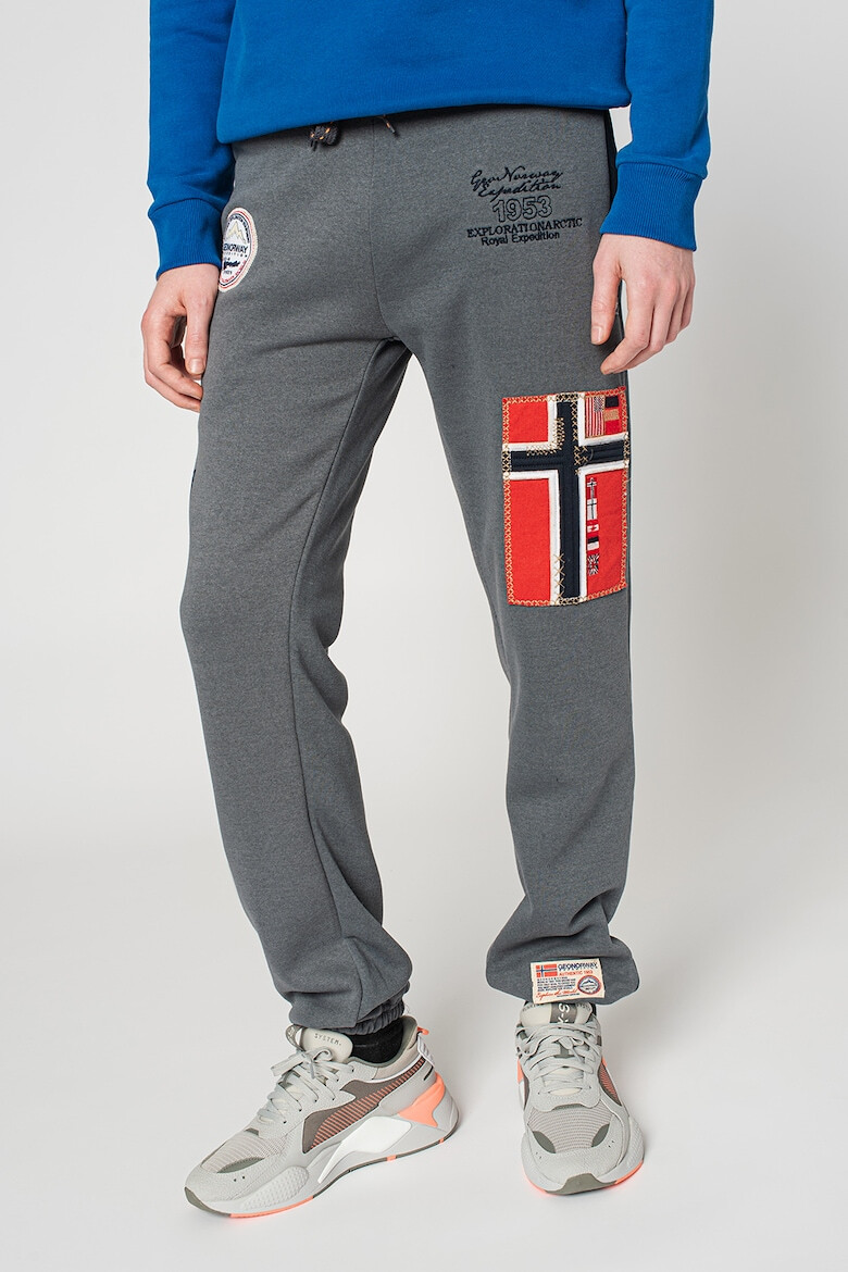 Geo Norway Pantaloni sport cu aplicatii logo Myer - Pled.ro