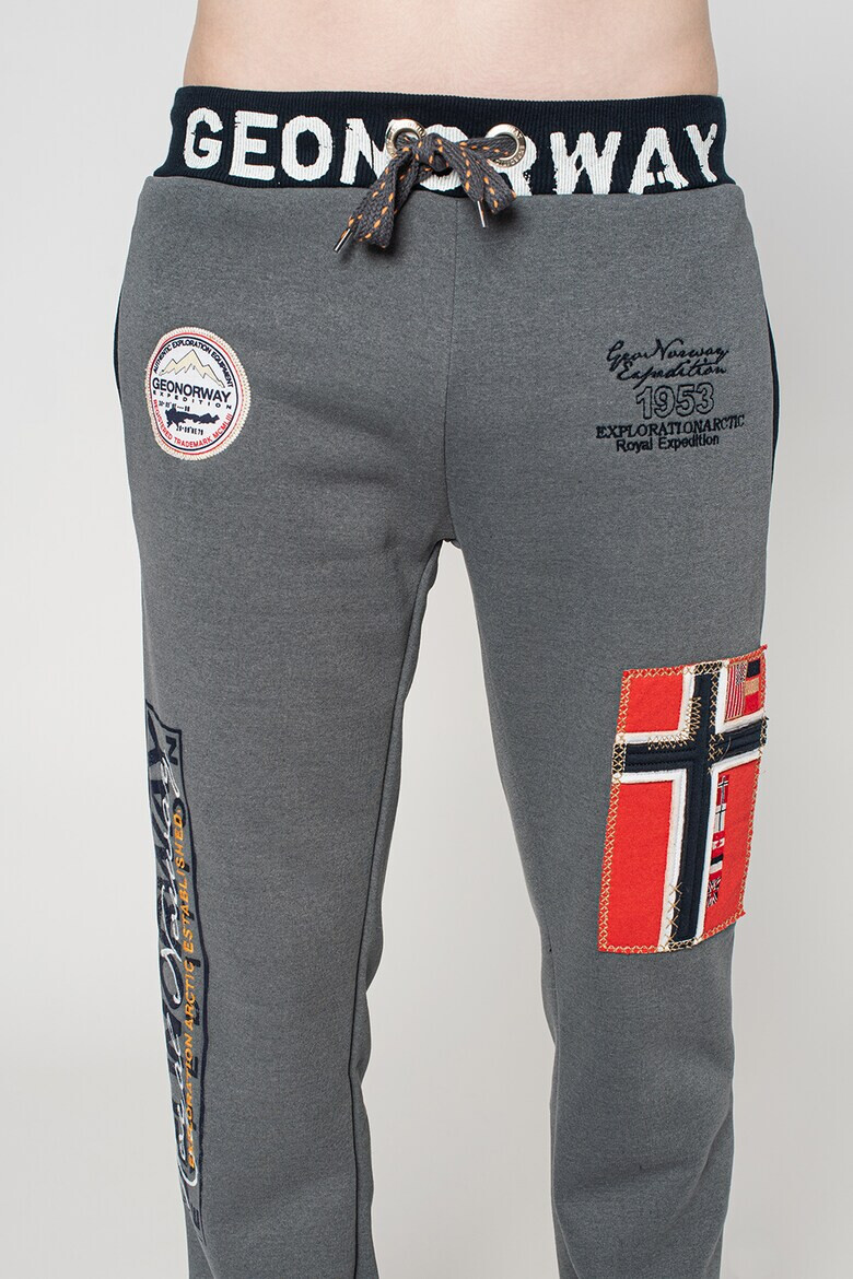 Geo Norway Pantaloni sport cu aplicatii logo Myer - Pled.ro