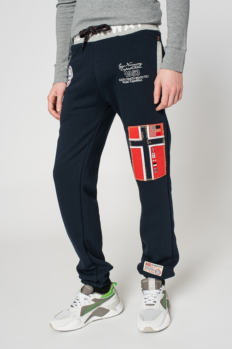 Geo Norway Pantaloni sport cu aplicatii logo Myer - Pled.ro