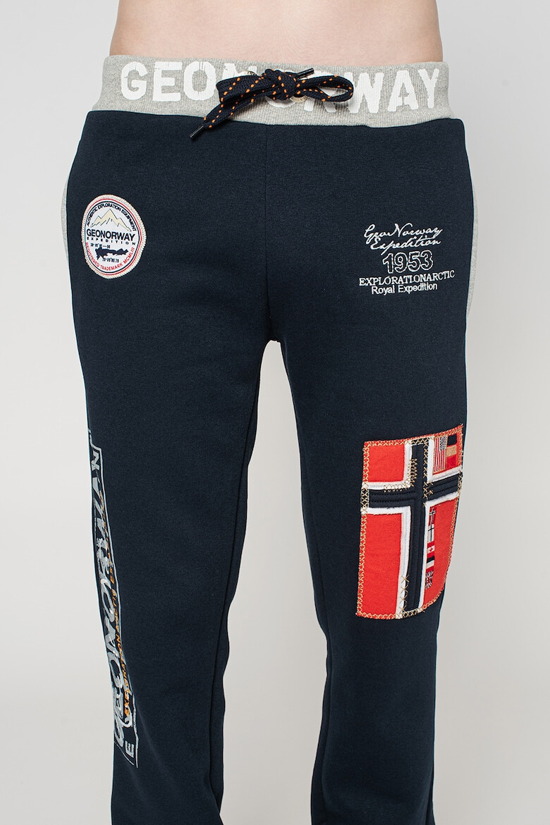 Geo Norway Pantaloni sport cu aplicatii logo Myer - Pled.ro