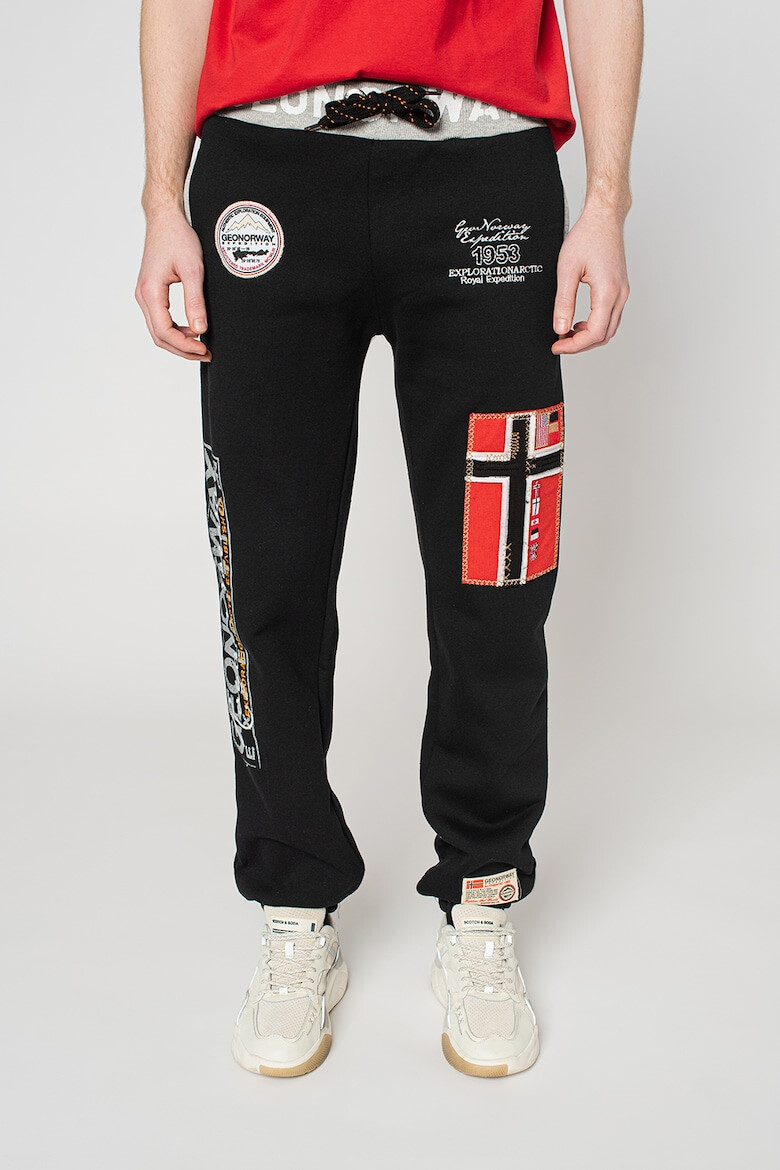 Geo Norway Pantaloni sport cu aplicatii logo Myer - Pled.ro