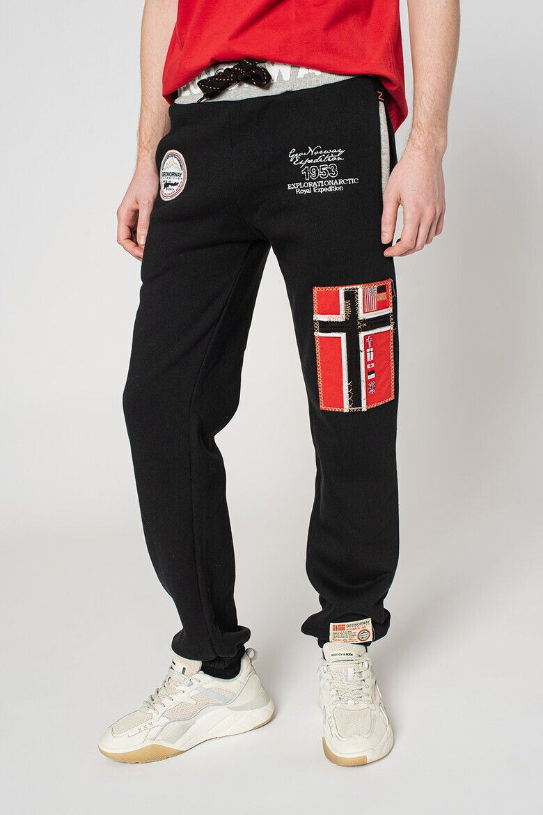 Geo Norway Pantaloni sport cu aplicatii logo Myer - Pled.ro