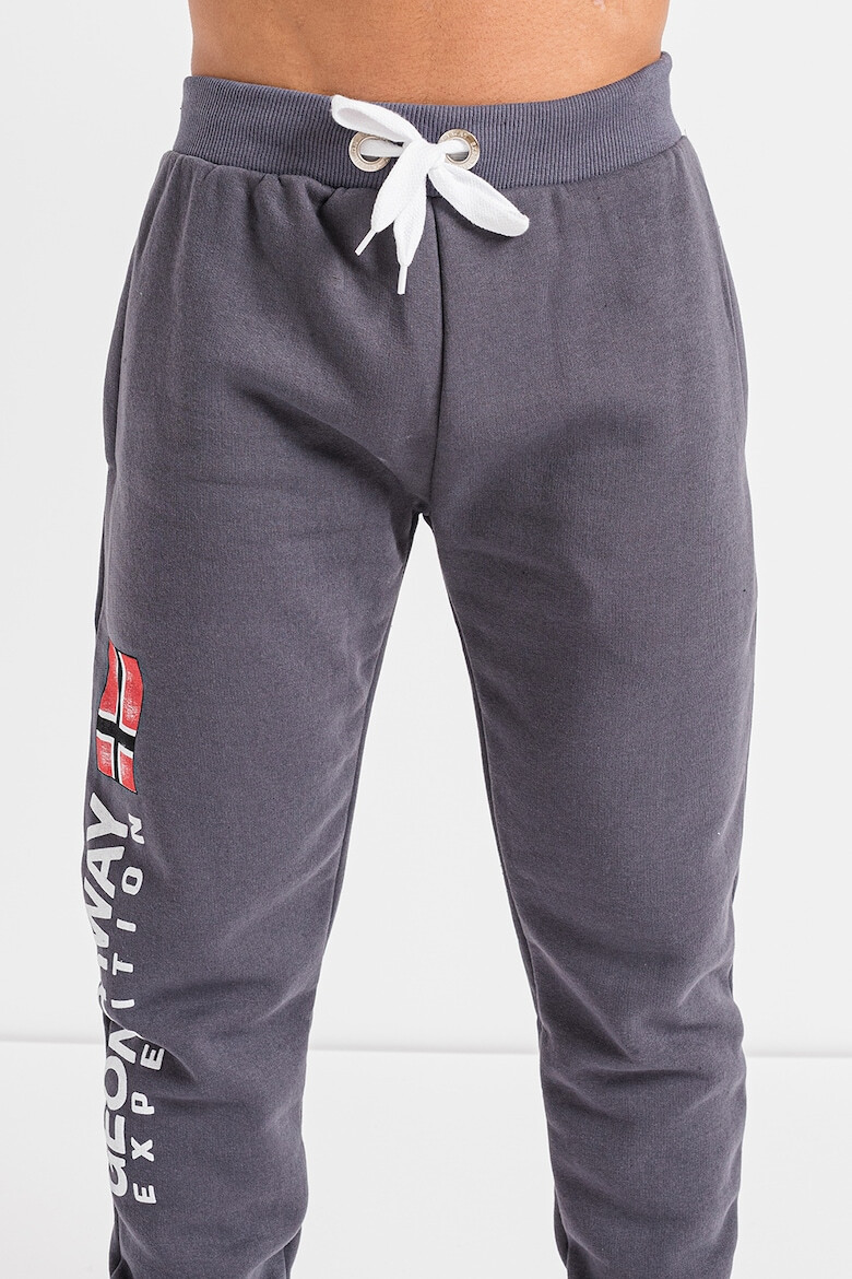 Geo Norway Pantaloni sport cu imprimeu logo si snur in talie Machal - Pled.ro