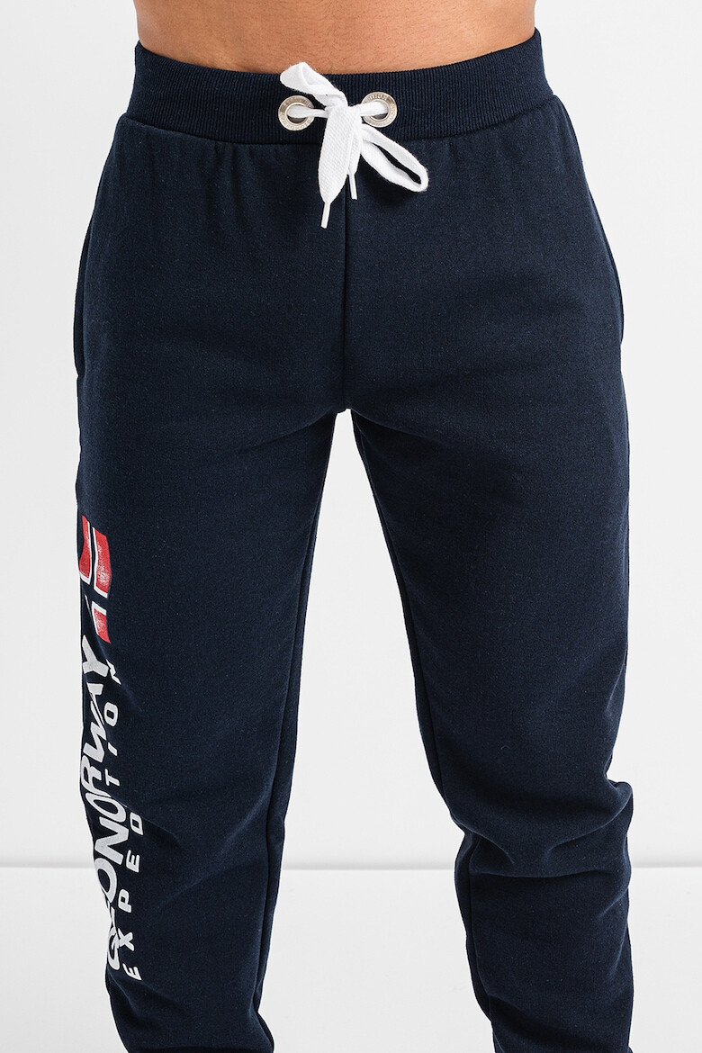 Geo Norway Pantaloni sport cu imprimeu logo si snur in talie Machal - Pled.ro