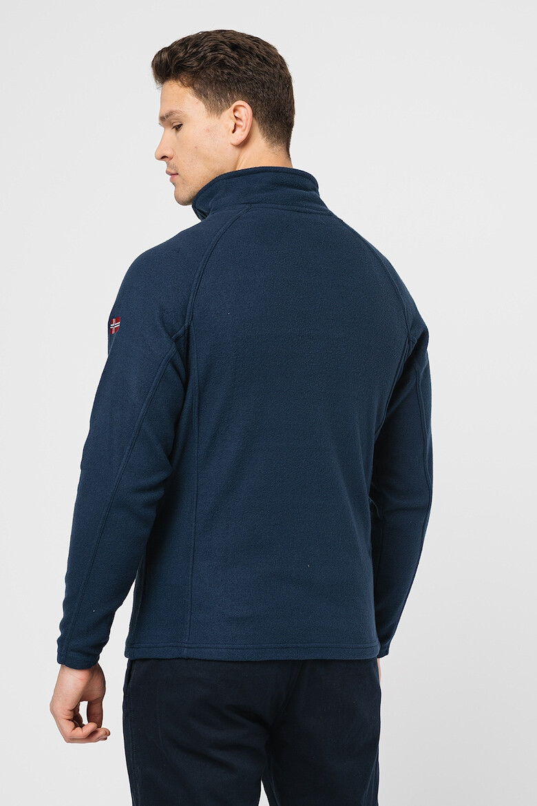 Geographical Norway Bluza sport din fleece cu fermoar si maneci raglanTug - Pled.ro