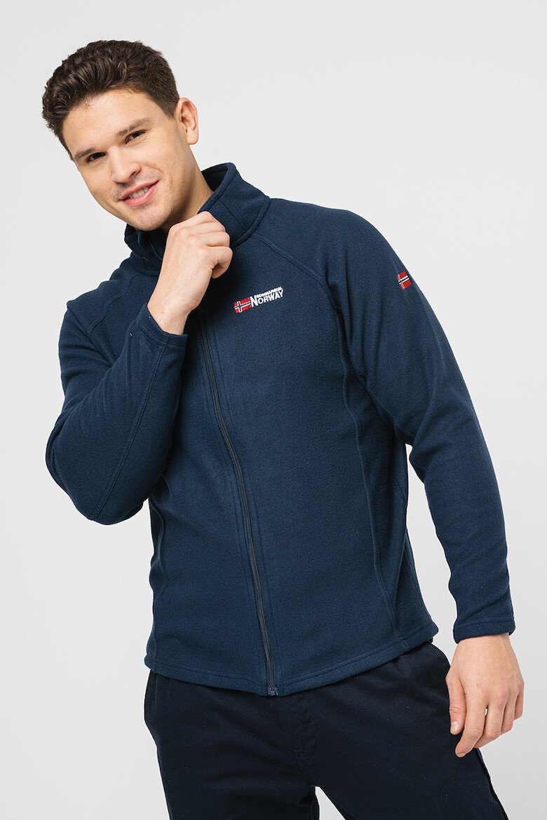 Geographical Norway Bluza sport din fleece cu fermoar si maneci raglanTug - Pled.ro