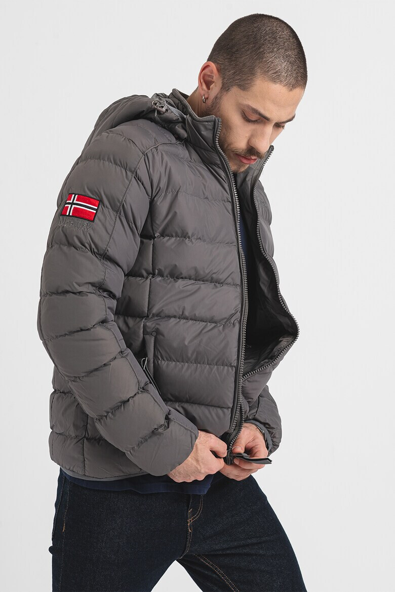 Geographical Norway Geaca cu broderie pe partea din spate - Pled.ro