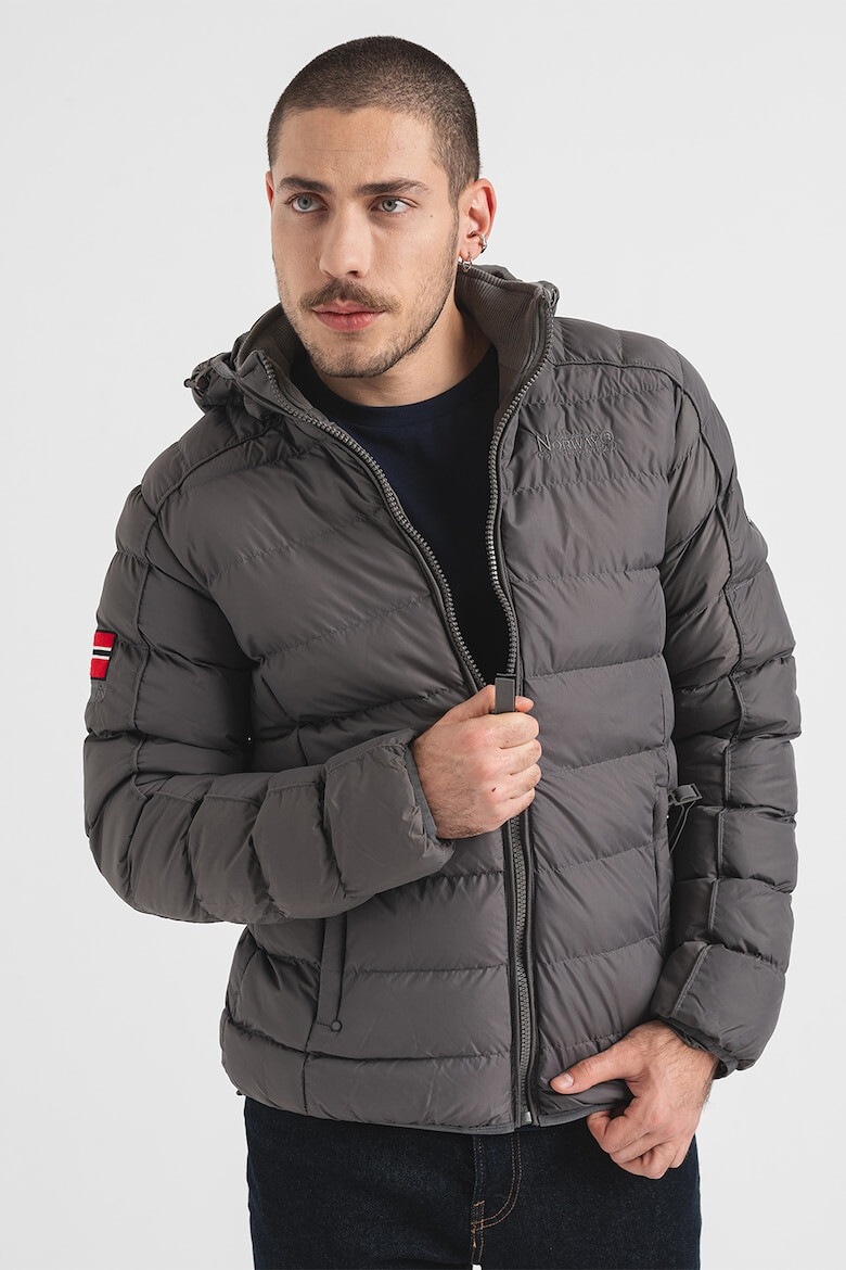 Geographical Norway Geaca cu broderie pe partea din spate - Pled.ro