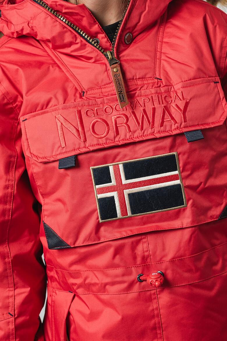 Geographical Norway Geaca cu gluga fara inchidere Aubergine - Pled.ro