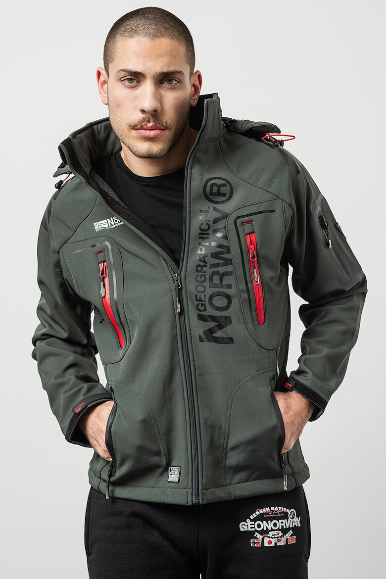 Geographical Norway Geaca cu gluga si logo Techno Men - Pled.ro