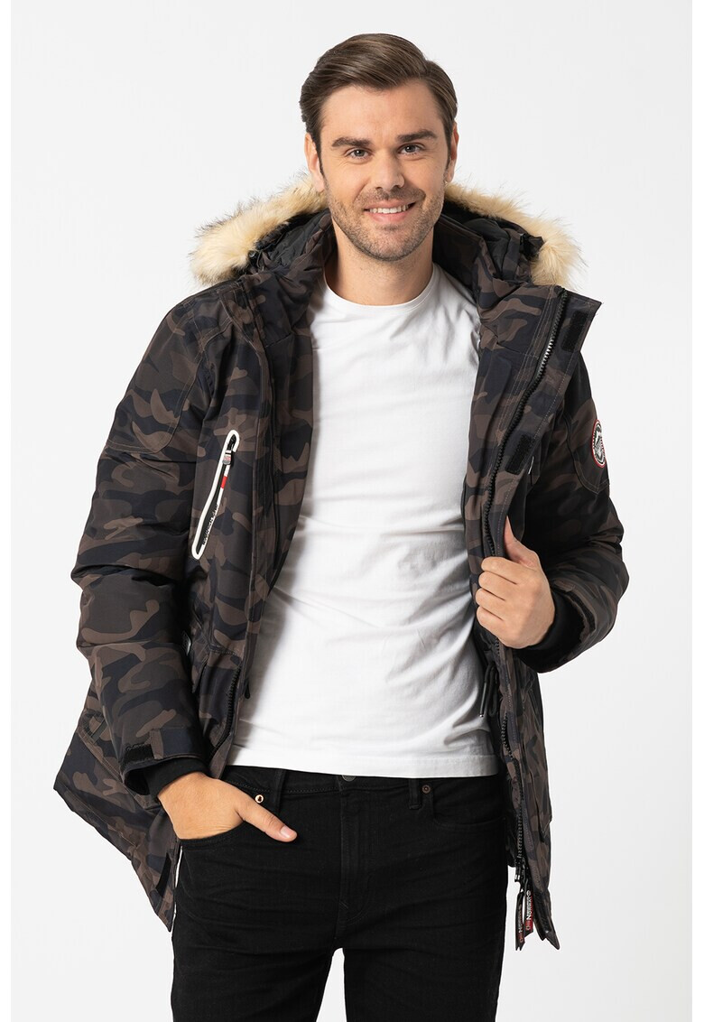 Geographical Norway Geaca cu model camuflaj Bogota - Pled.ro