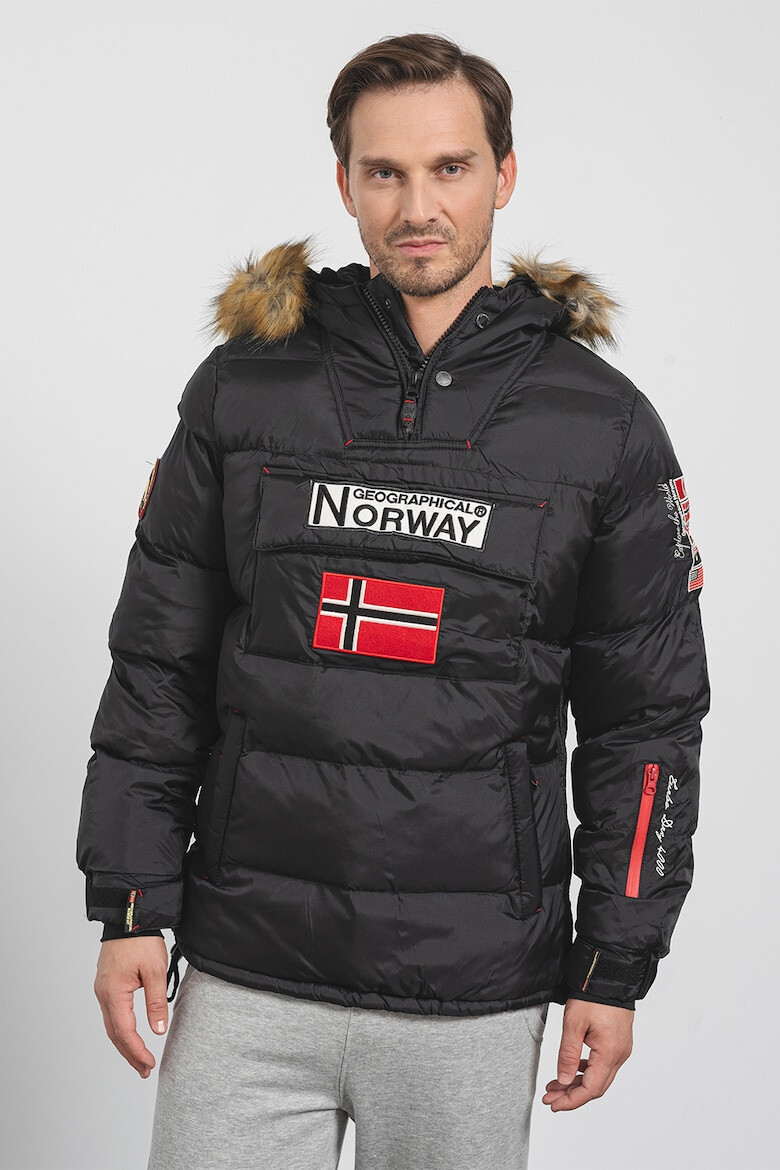 Geographical Norway Geaca cu vatelina gluga si fara inchidere Bilboquet - Pled.ro