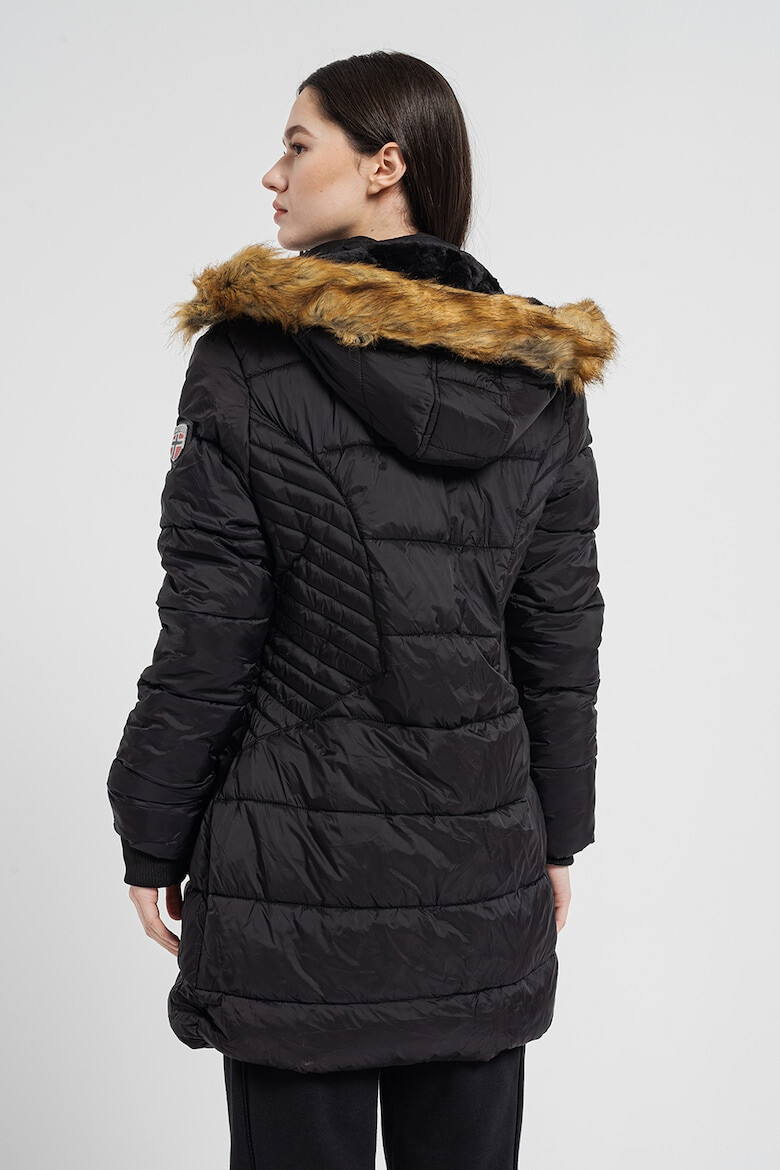 Geographical Norway Geaca parka cu vatelina si gluga Abeille - Pled.ro