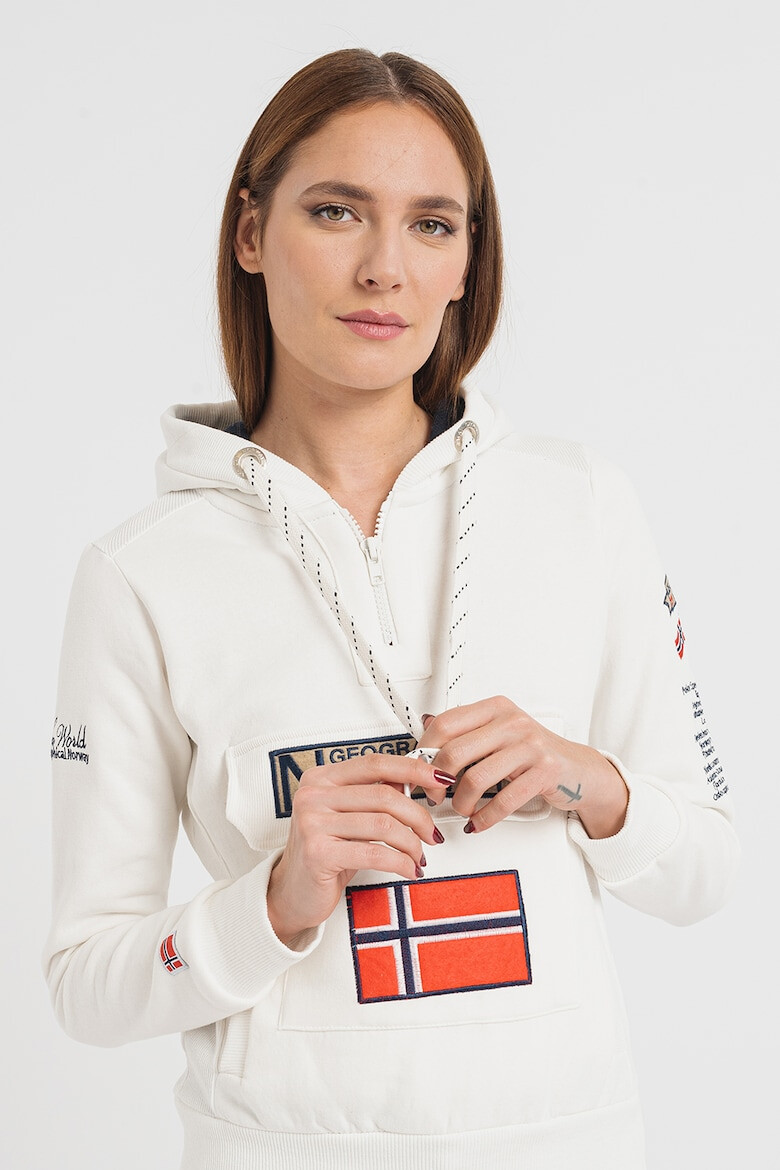 Geographical Norway Hanorac cu fermoar scurt Gymclass - Pled.ro