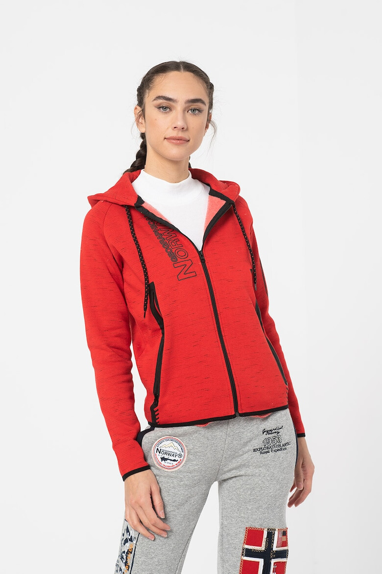 Geographical Norway Hanorac cu fermoar si detalii contrastante Getincelle - Pled.ro