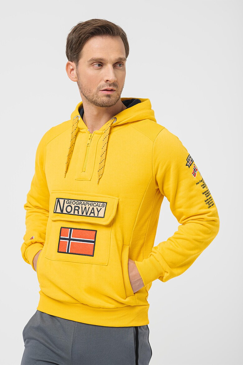 Geographical Norway Hanorac cu logo Gym Class - Pled.ro