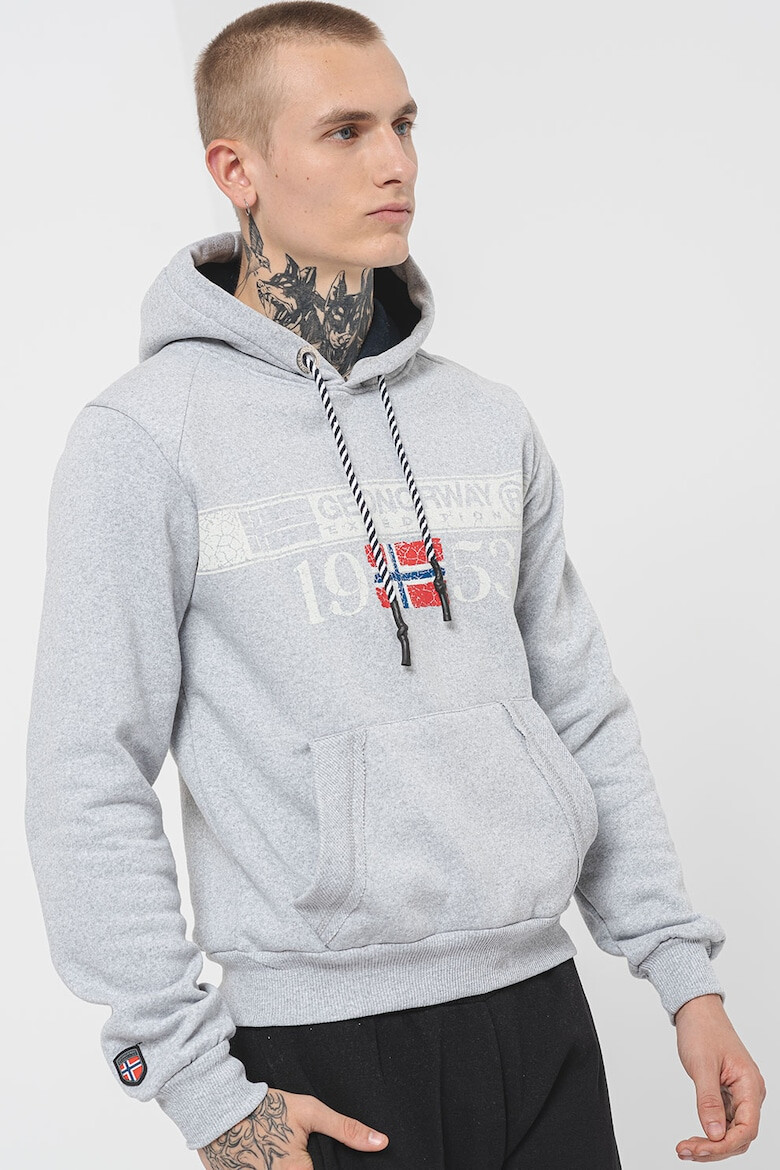 Geographical Norway Hanorac din amestec de bumbac cu imprimeu logo Fastlife - Pled.ro