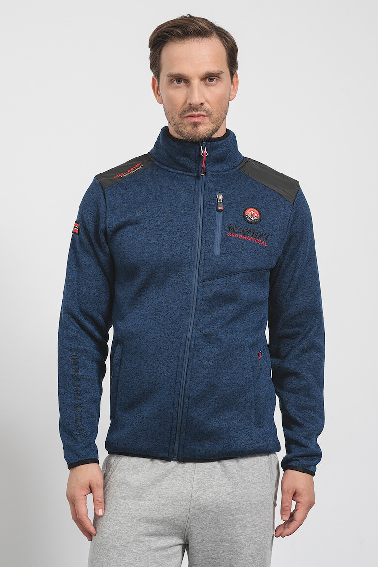 Geographical Norway Jacheta cu fermoar si logo Tavid - Pled.ro