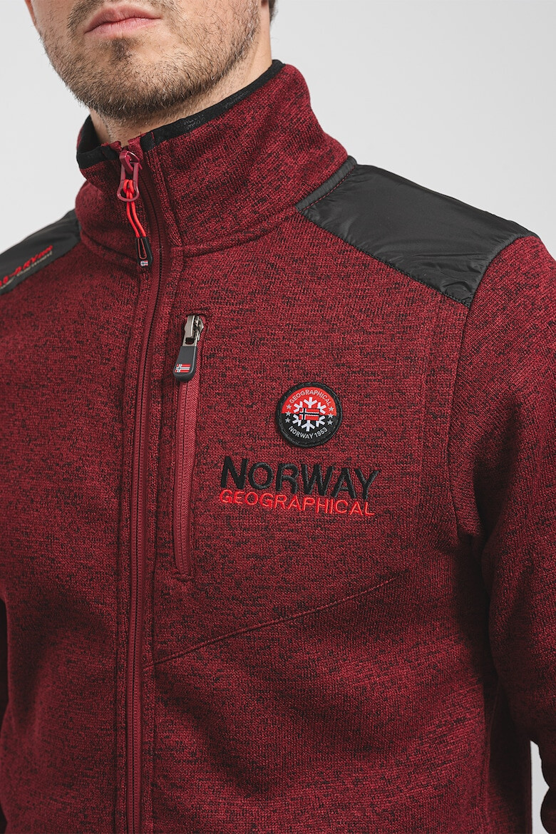 Geographical Norway Jacheta cu fermoar si logo Tavid - Pled.ro