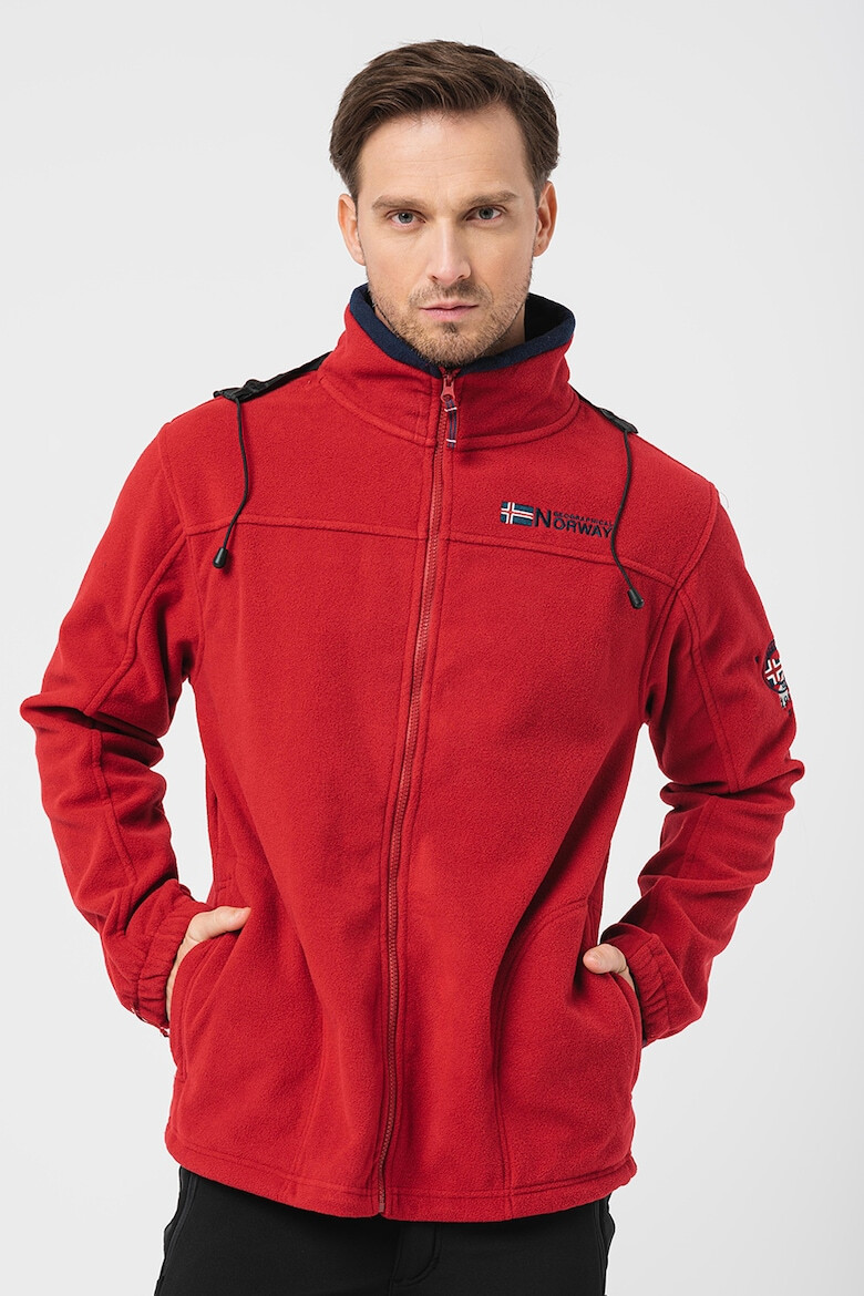 Geographical Norway Jacheta de fleece cu logo brodat Tamazonie - Pled.ro