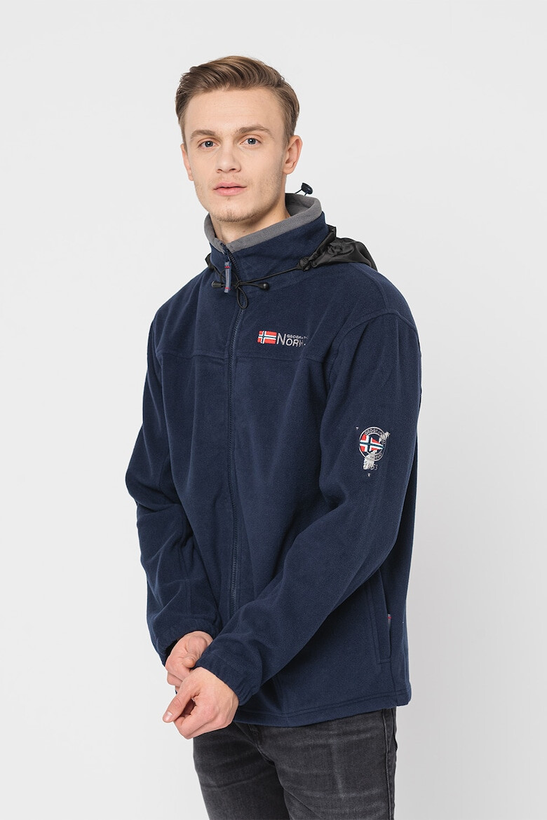 Geographical Norway Jacheta de fleece cu logo brodat Tamazonie - Pled.ro